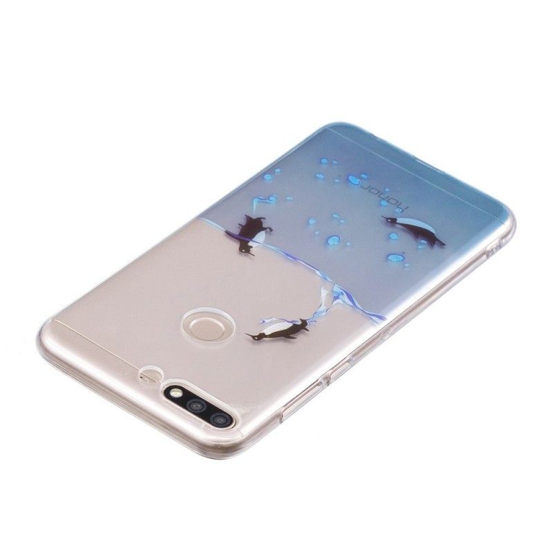 Case Huawei Y7 2018 / Honor 7C Διαφανές Παιχνίδι Πιγκουίνου