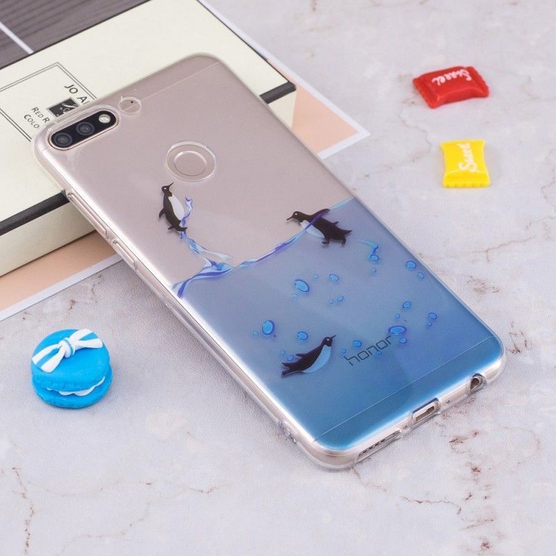 Case Huawei Y7 2018 / Honor 7C Διαφανές Παιχνίδι Πιγκουίνου