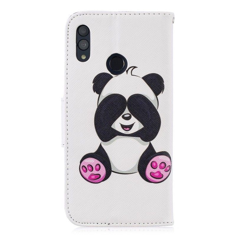 δερματινη Κάλυμμα Honor 10 Lite / Huawei P Smart 2019 Panda Fun σιλικόνης