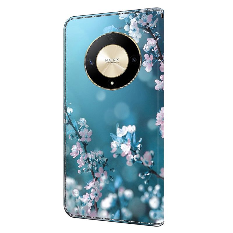 Δερματινη Θηκη Honor X9b / Magic 6 Lite Plum Blossoms