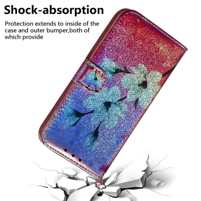 Εξώφυλλο Huawei Y5 2019 / Honor 8S Floral Glitter