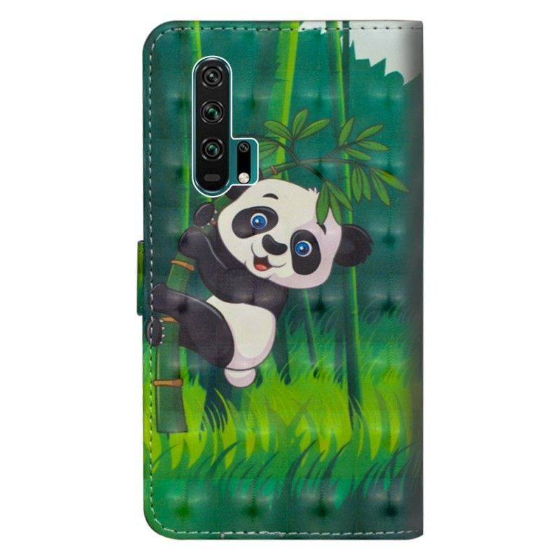 Κάλυμμα Folio Honor 20 Pro Θήκες Κινητών Panda Και Μπαμπού