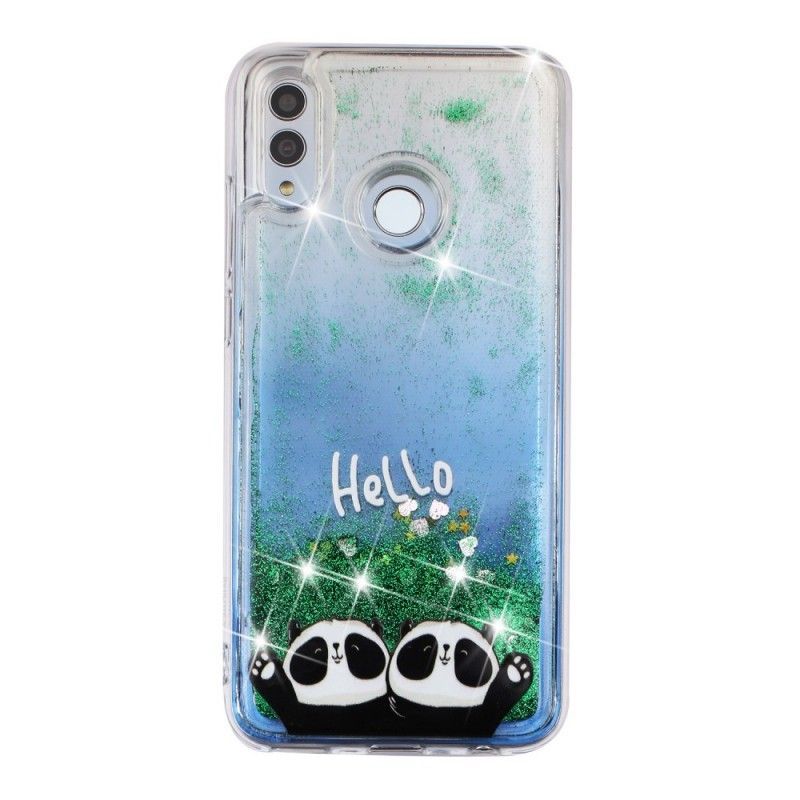 Κάλυμμα Honor 10 Lite / Huawei P Smart 2019 Hello Pandas Glitter