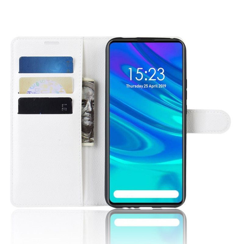 Κάλυμμα Huawei P Smart Z / Honor 9X Μαύρο Classic Faux Leather