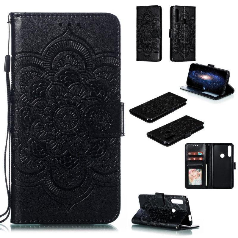 Κάλυμμα Huawei P Smart Z / Honor 9X Μαύρο Full Strap Mandala