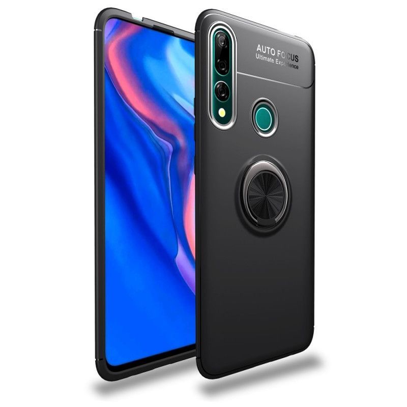 Θήκη Huawei P Smart Z / Honor 9X Μαύρο Μαγνητικός Δακτύλιος Lenuo