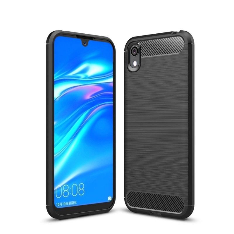 Θήκη Huawei Y5 2019 / Honor 8S Μαύρο Βουρτσισμένη Ίνα Άνθρακα