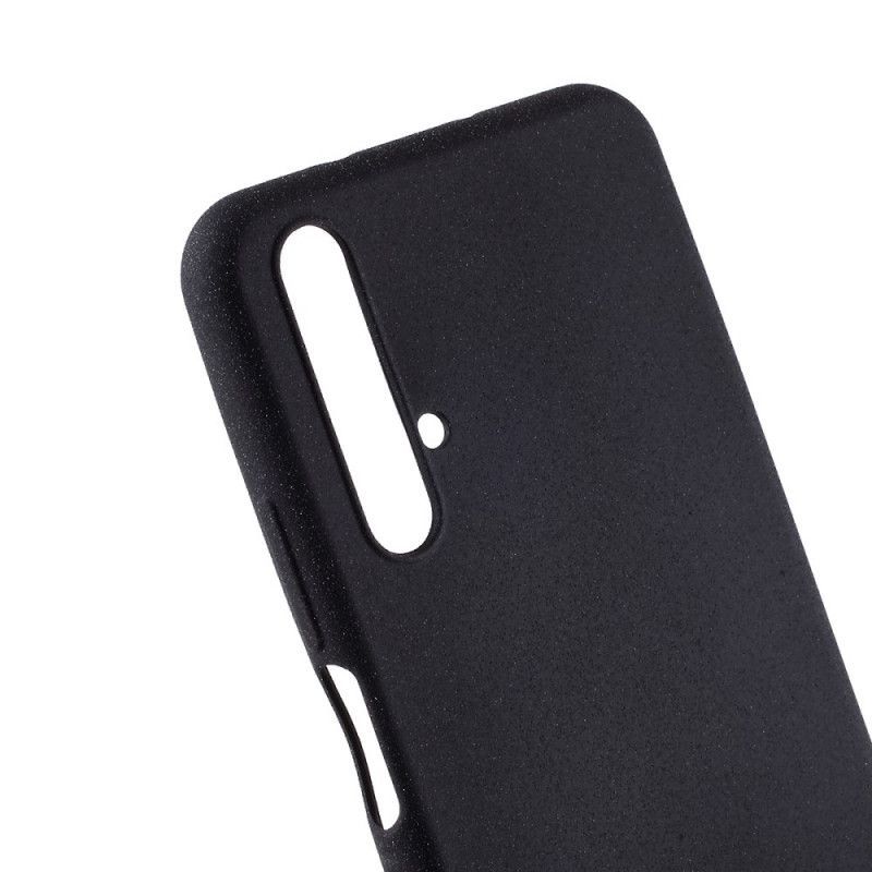 Case Honor 20 / Huawei Nova 5T Μαύρο Χρώματα Σιλικόνης