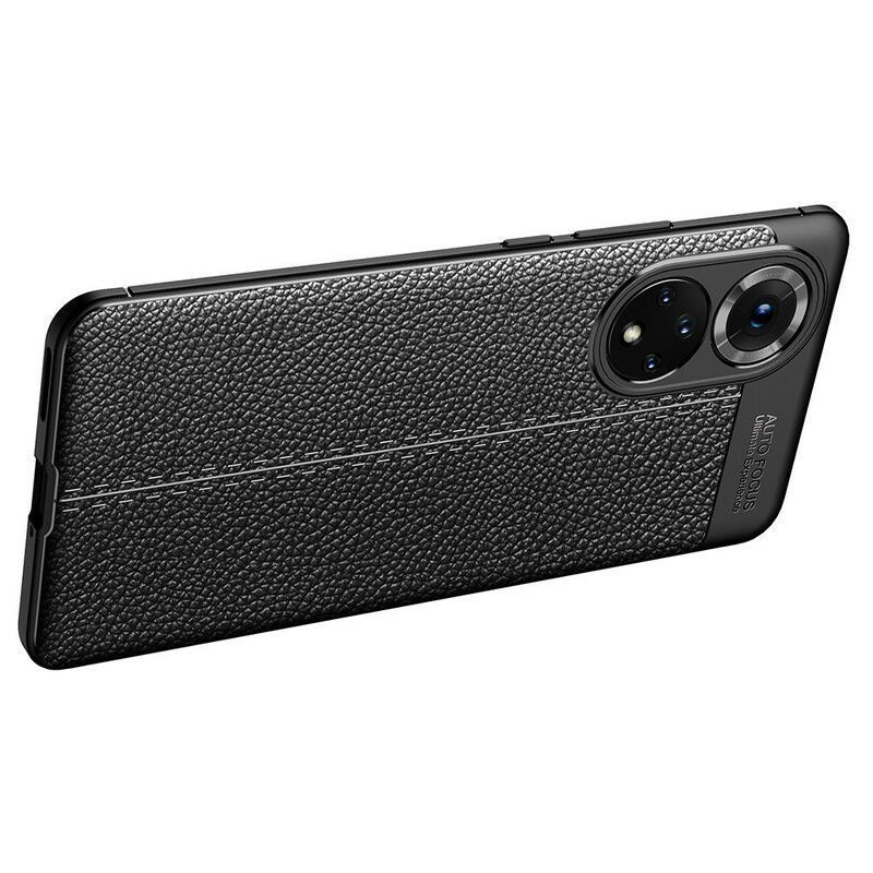 Case Honor 50 / Huawei Nova 9 Litchi Δερμάτινο Εφέ Διπλής Γραμμής