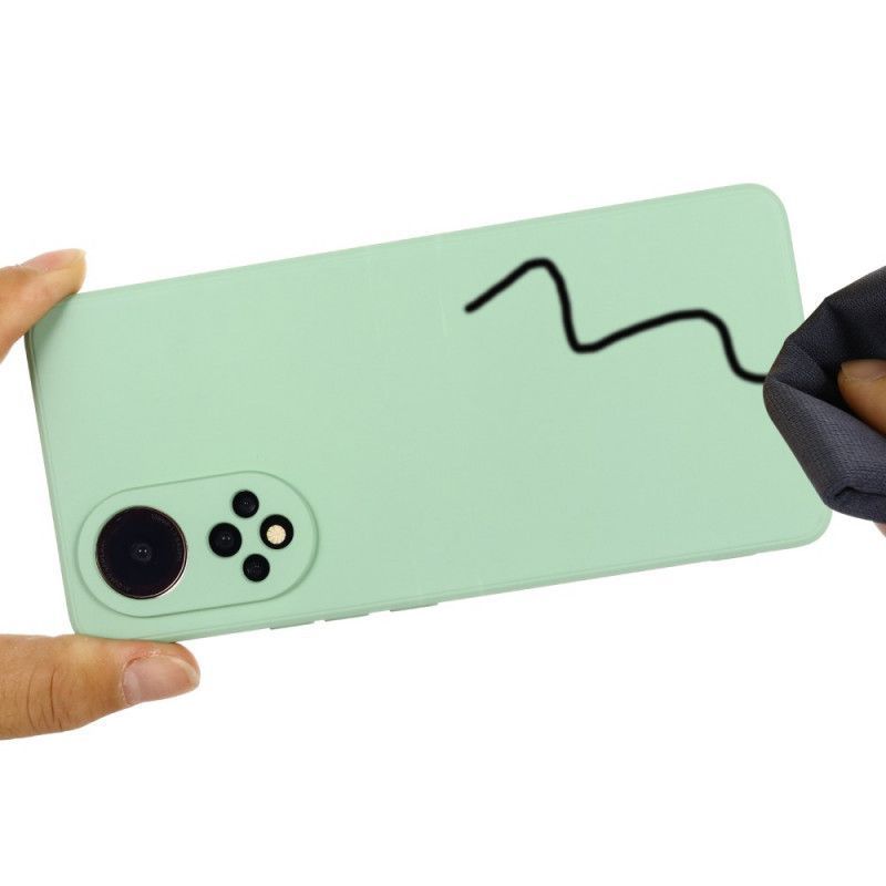 Case Honor 50 / Huawei Nova 9 Υγρή Σιλικόνη Με Κορδόνι