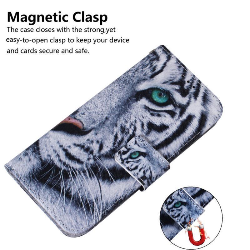 Cover Honor 50 Lite / Huawei Nova 8I White Tiger