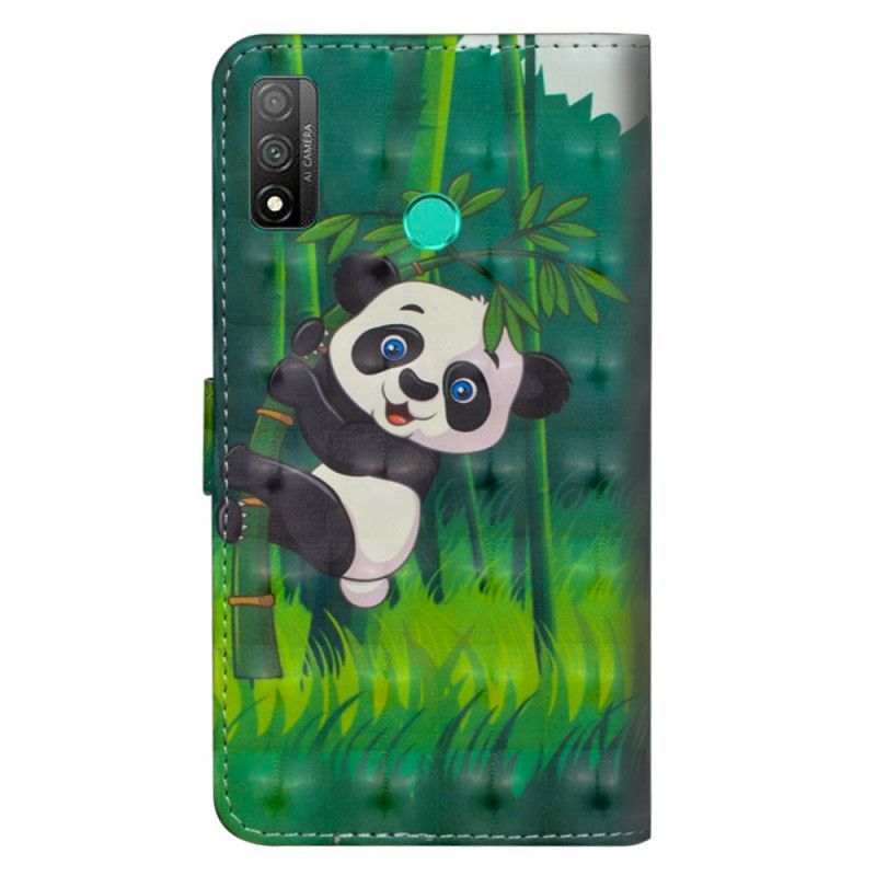 δερματινη Κάλυμμα Για Huawei P Smart 2020 Panda Και Μπαμπού