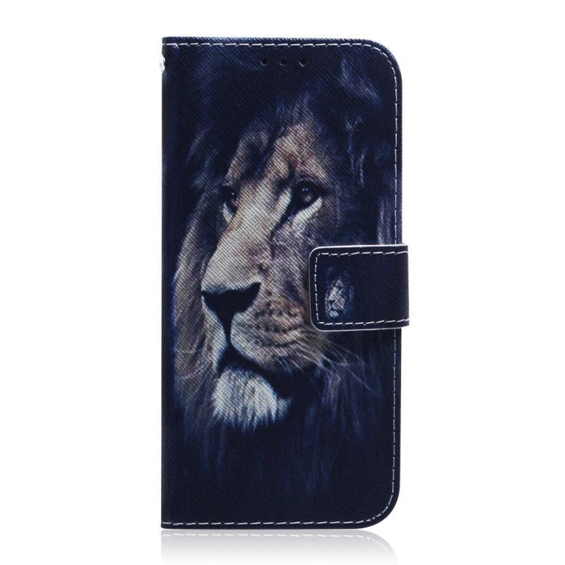 δερματινη Κάλυμμα Huawei P Smart Pro / Honor 9X Pro Dreaming Lion σιλικόνης