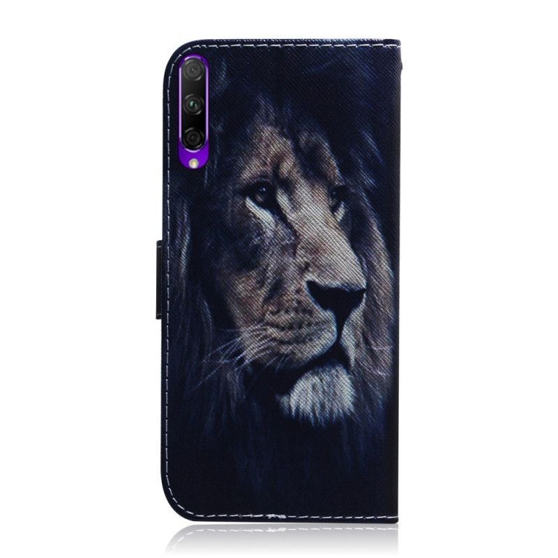 δερματινη Κάλυμμα Huawei P Smart Pro / Honor 9X Pro Dreaming Lion σιλικόνης