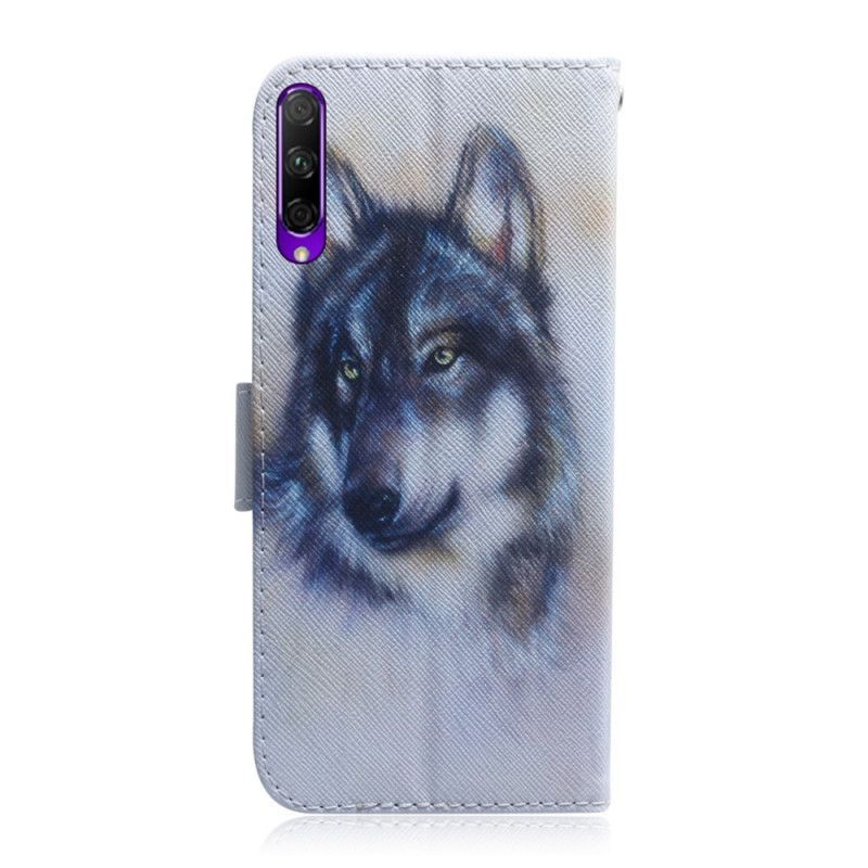 δερματινη Κάλυμμα Huawei P Smart Pro / Τιμώ Το 9X Pro Canine Βλέμμα σιλικόνης