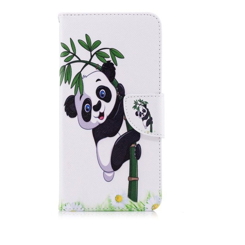 δερματινη Κάλυμμα Huawei P20 Pro Panda Σε Μπαμπού