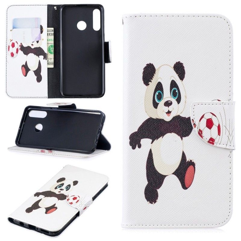 δερματινη Κάλυμμα Huawei P30 Lite Πόδι Panda Πρωτότυπος