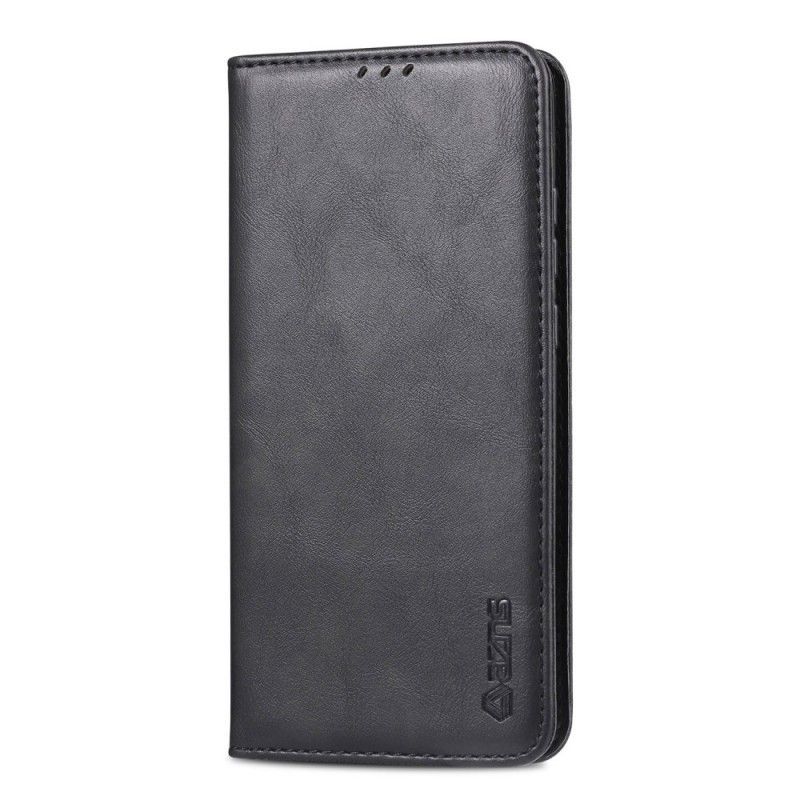 δερματινη θηκη Για Huawei Y5 2019 Μαύρο Azns Faux Leather