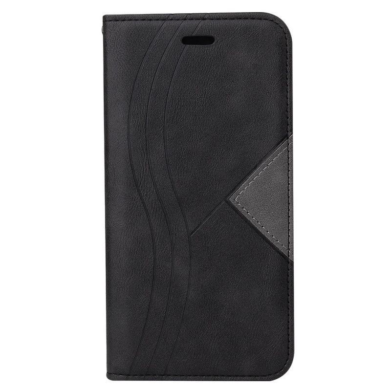 δερματινη θηκη Για Huawei Y5p Μαύρο Wave Leather Style