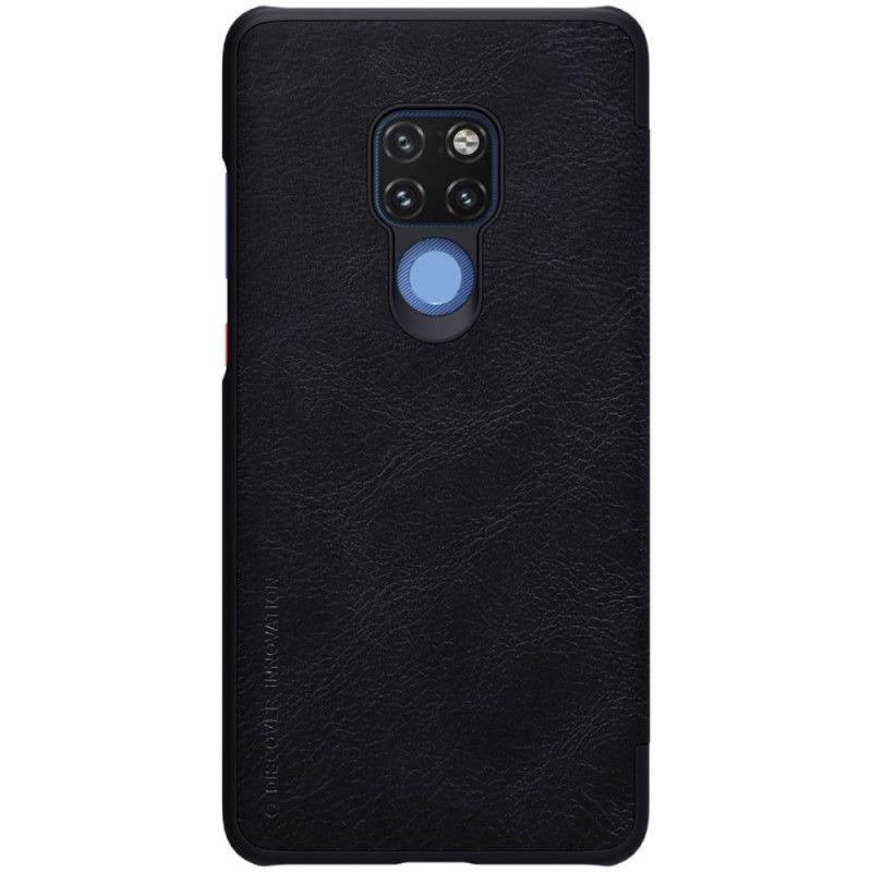 δερματινη θηκη Huawei Mate 20 Καφέ Nillkin Qin Σειρά