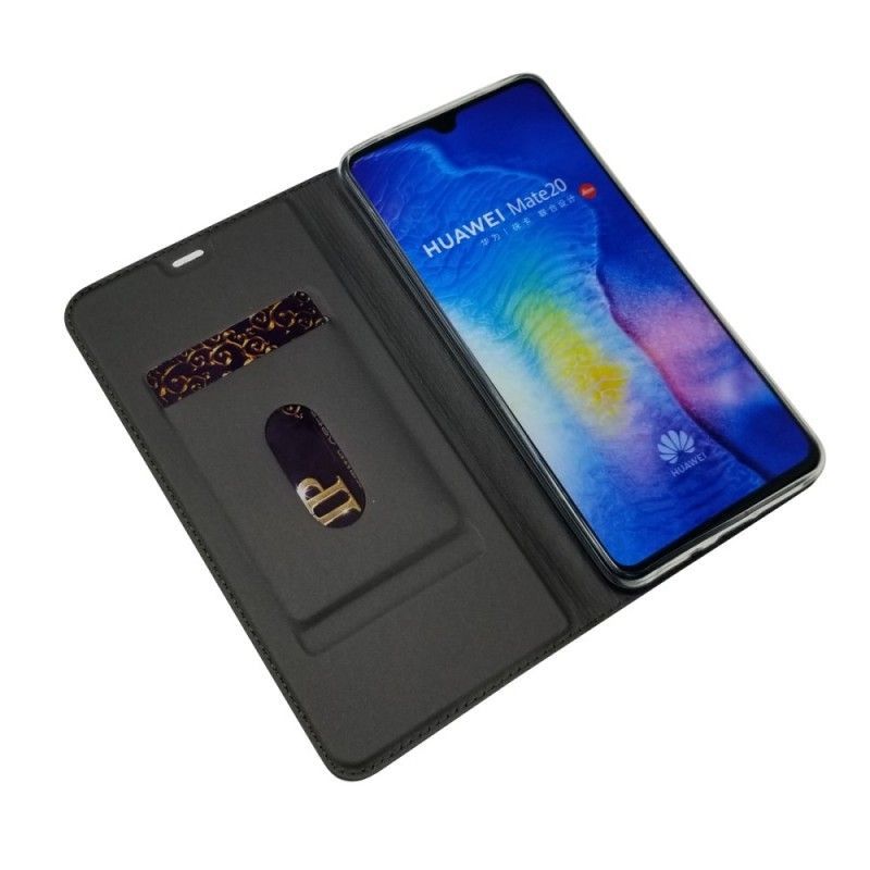 δερματινη θηκη Huawei Mate 20 Navy Blue Σειρά Πρώτης Κατηγορίας