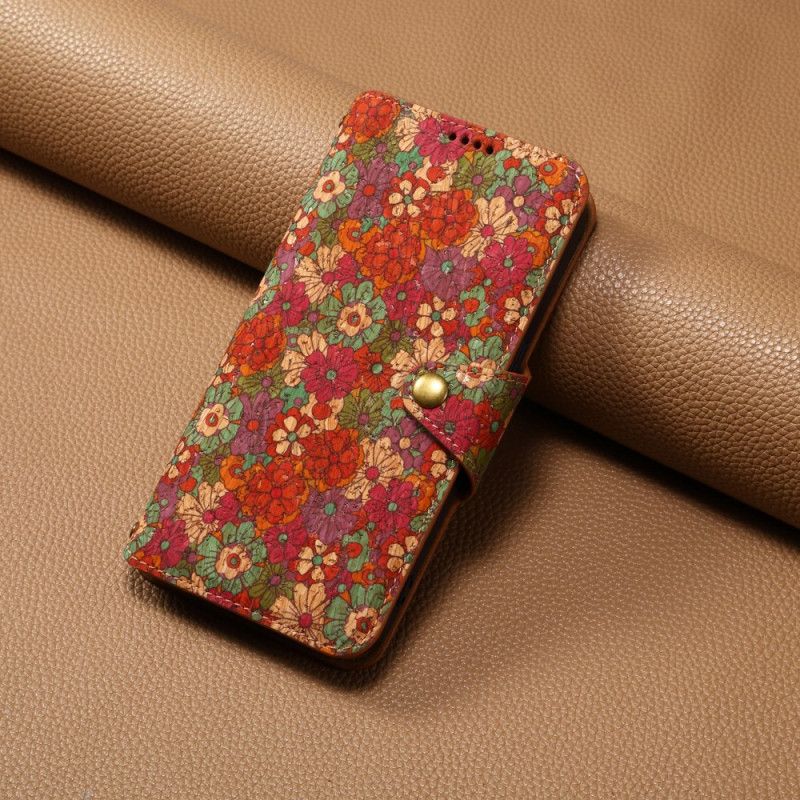 Δερματινη Θηκη Huawei Nova 12s Floral Patterns