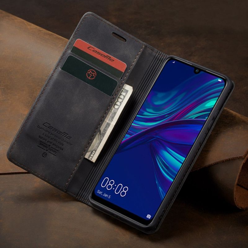 δερματινη θηκη Huawei P Smart 2019 Μαύρο Απομίμηση Δερμάτινη Θήκη