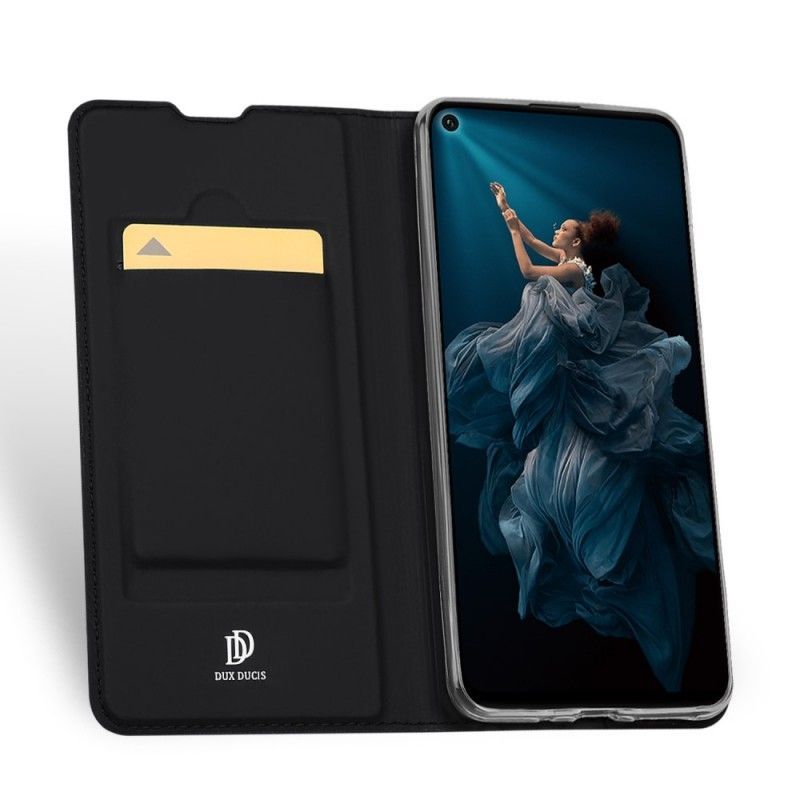 Flip Cover Honor 20 / Huawei Nova 5T Μαύρο Skin Pro Dux Ducis