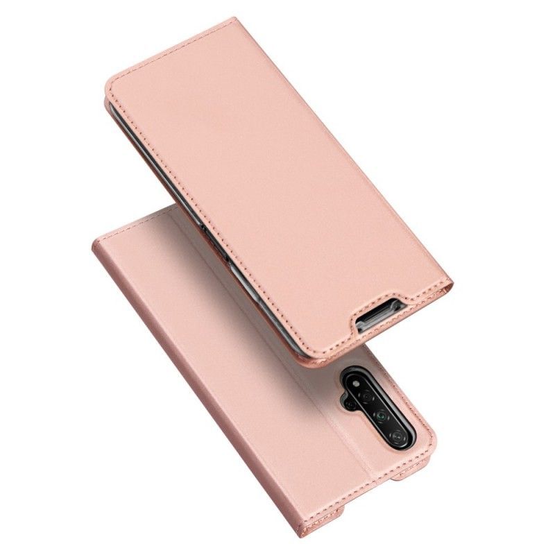 Flip Cover Honor 20 / Huawei Nova 5T Μαύρο Skin Pro Dux Ducis