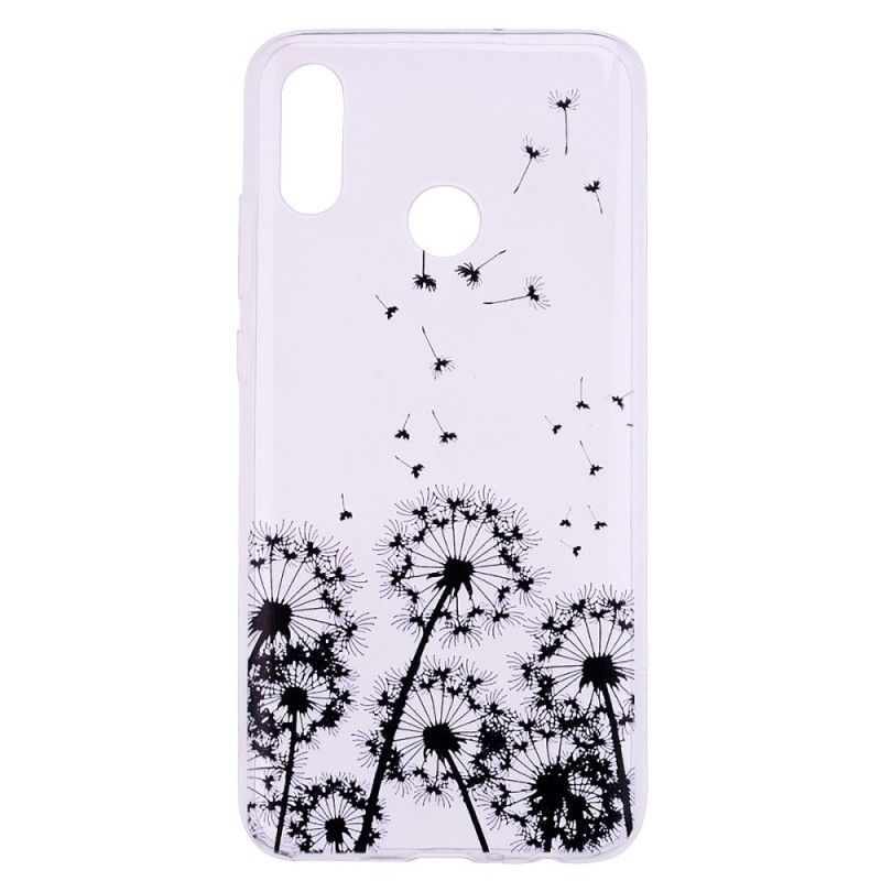 Honor 10 Lite Case / Huawei P Smart 2019 Black Dandelions