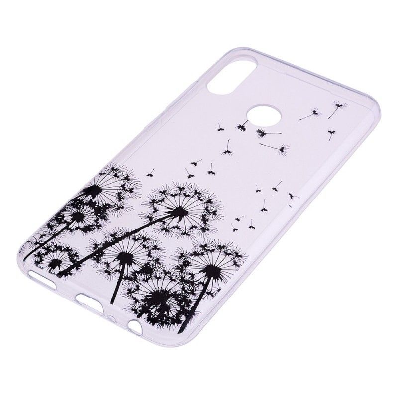 Honor 10 Lite Case / Huawei P Smart 2019 Black Dandelions