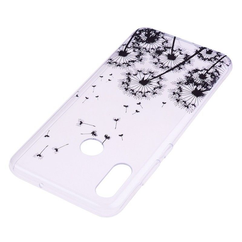 Honor 10 Lite Case / Huawei P Smart 2019 Black Dandelions