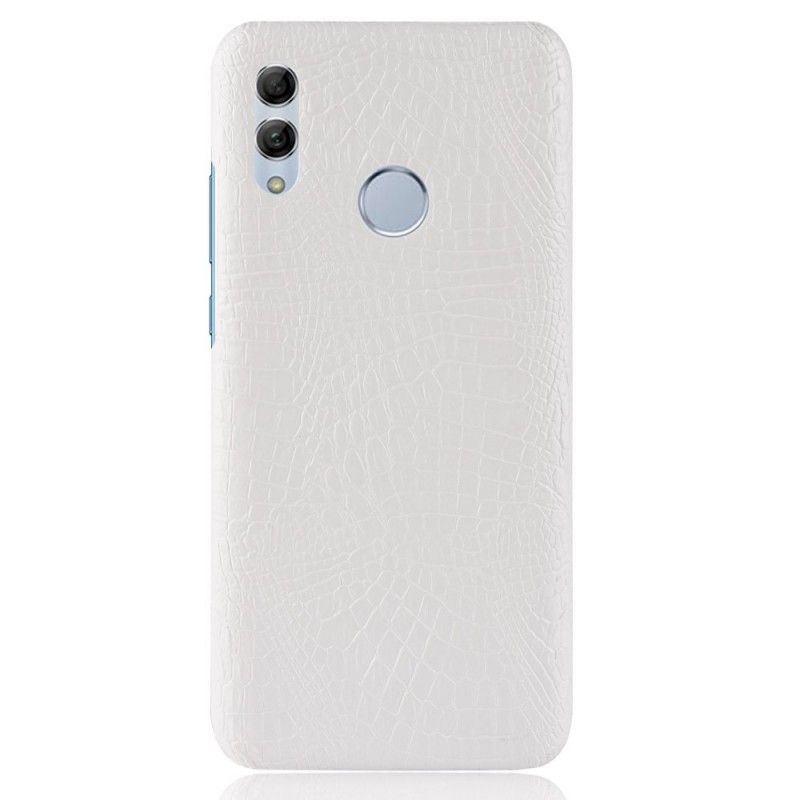 Honor 10 Lite Case / Huawei P Smart 2019 Μαύρο Εφέ Δέρματος Κροκόδειλου