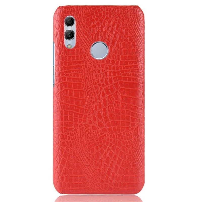 Honor 10 Lite Case / Huawei P Smart 2019 Μαύρο Εφέ Δέρματος Κροκόδειλου