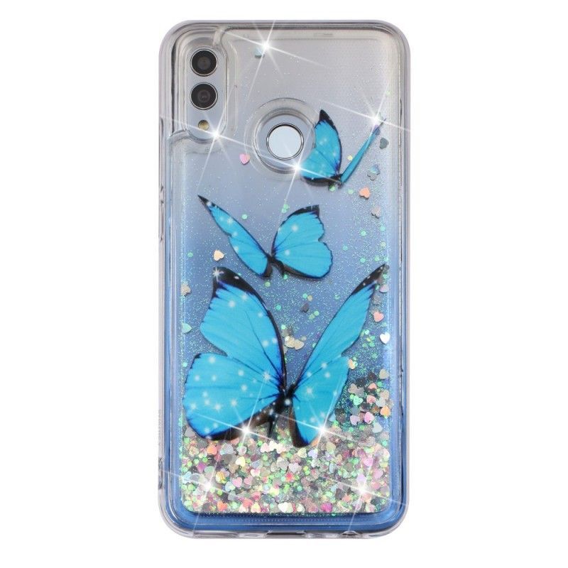 Honor 10 Lite Case / Huawei P Smart 2019 Θήκες Κινητών Glitter Flying Πεταλούδες