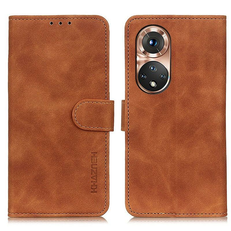 Honor 50 / Εξώφυλλο Huawei Nova 9 Vintage Khazneh Leather Effect