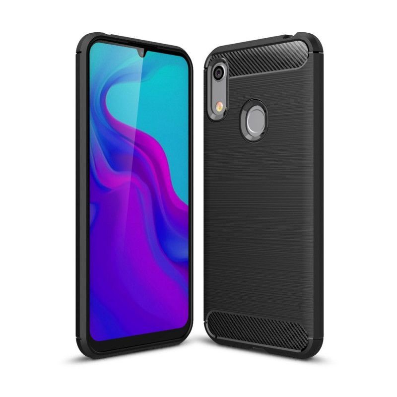 Honor 8A Shell / Huawei Y6 2019 Μαύρο Brushed Carbon Fiber