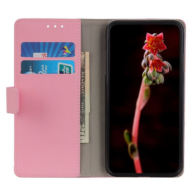 Κάλυμμα Folio Huawei P Smart Plus 2019 Γαλάζιο Κλασικό Ψεύτικο Δέρμα