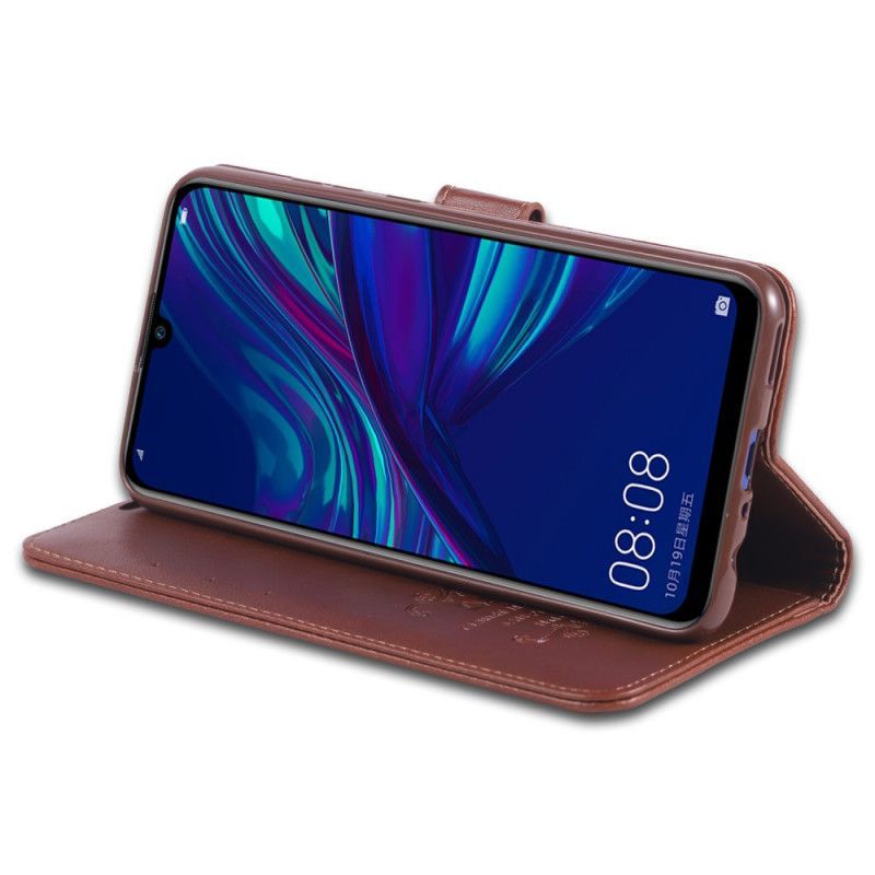 Κάλυμμα Folio Huawei P Smart Plus 2019 Μαύρο Azns Faux Leather