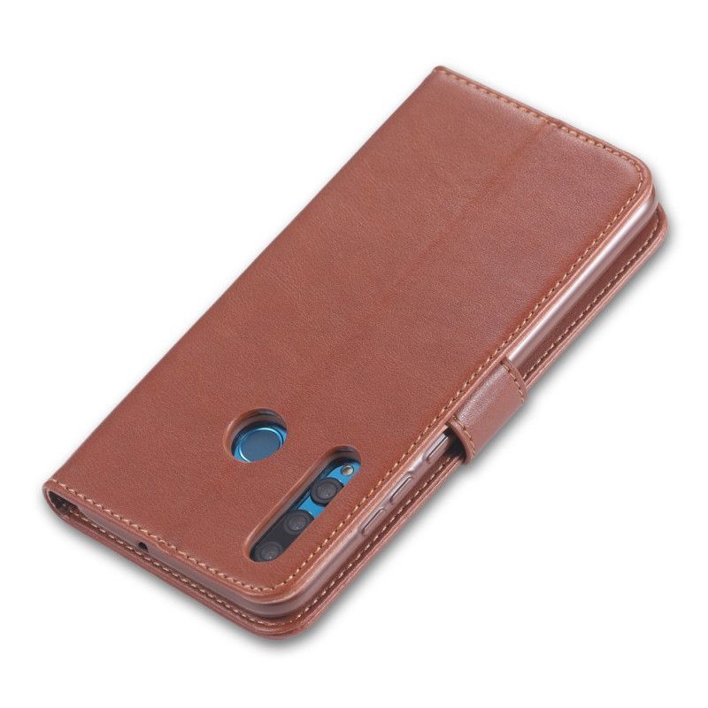 Κάλυμμα Folio Huawei P Smart Plus 2019 Μαύρο Azns Faux Leather