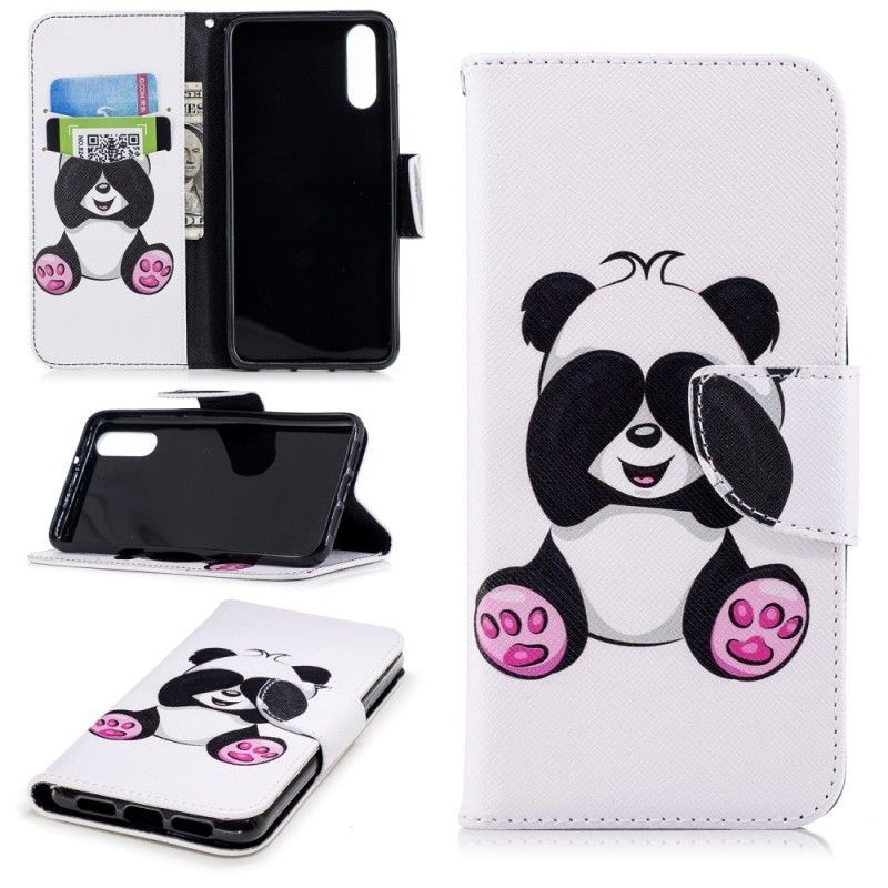 Κάλυμμα Folio Huawei P20 Αστείο Panda