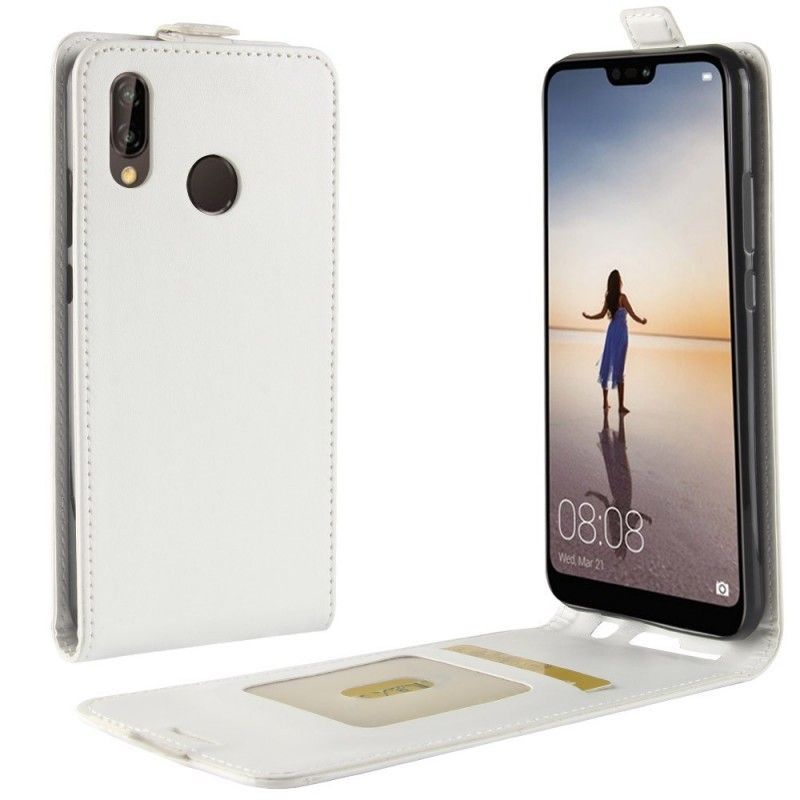 Κάλυμμα Folio Huawei P20 Lite Μαύρο Αναδίπλωση