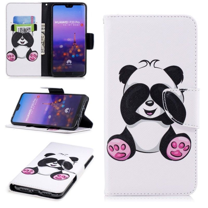 Κάλυμμα Folio Huawei P20 Pro Θήκες Κινητών Διασκεδαστικό Panda