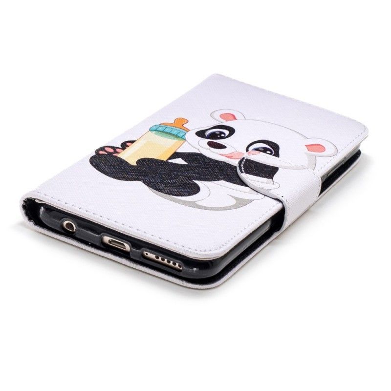 Κάλυμμα Folio Huawei Y7 2018 Θήκες Κινητών / Τιμή 7C Baby Panda