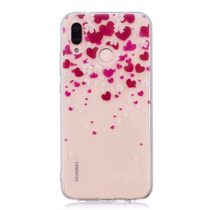 Κάλυμμα Για Huawei P20 Lite Βροχή Καρδιών