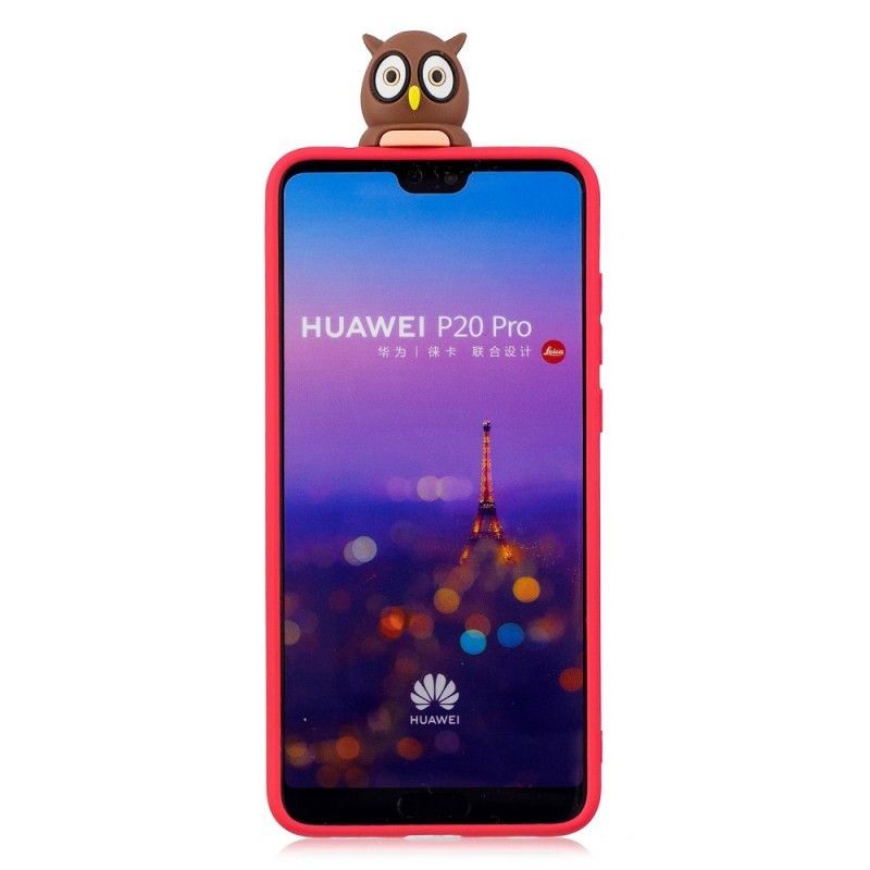 Κάλυμμα Για Huawei P20 Pro 3D Δεσποινίς Κουκουβάγια