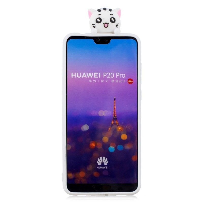 Κάλυμμα Για Huawei P20 Pro Τρισδιάστατη Διασκέδαση Με Γάτες