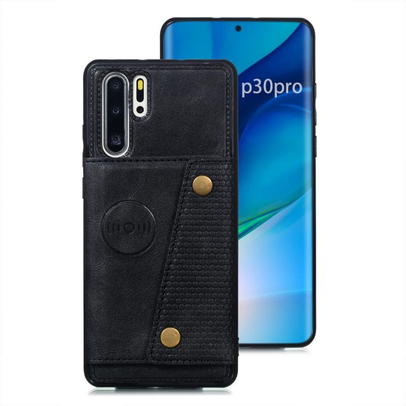 Κάλυμμα Για Huawei P30 Pro Μαύρο Πορτοφόλι