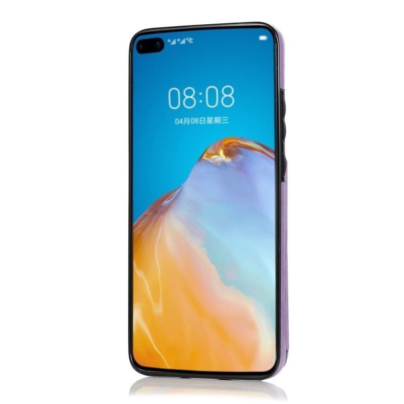 Κάλυμμα Για Huawei P40 Pro Plus Γκρι Θήκη Κάρτας Εκτύπωσης Μάνταλα