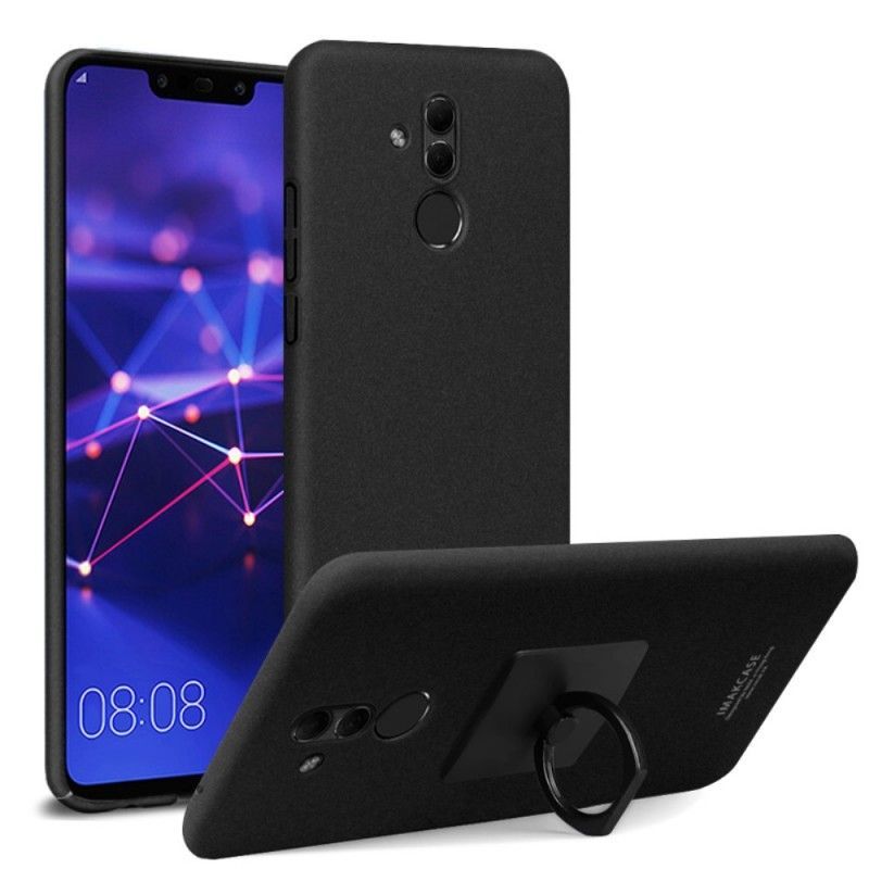 Κάλυμμα Huawei Mate 20 Lite Μαύρο Δαχτυλίδι σιλικόνης